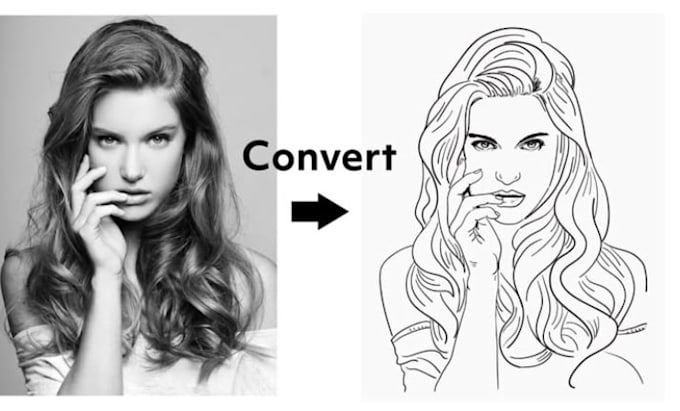 draw step by step vector line art instruction manuals  guides