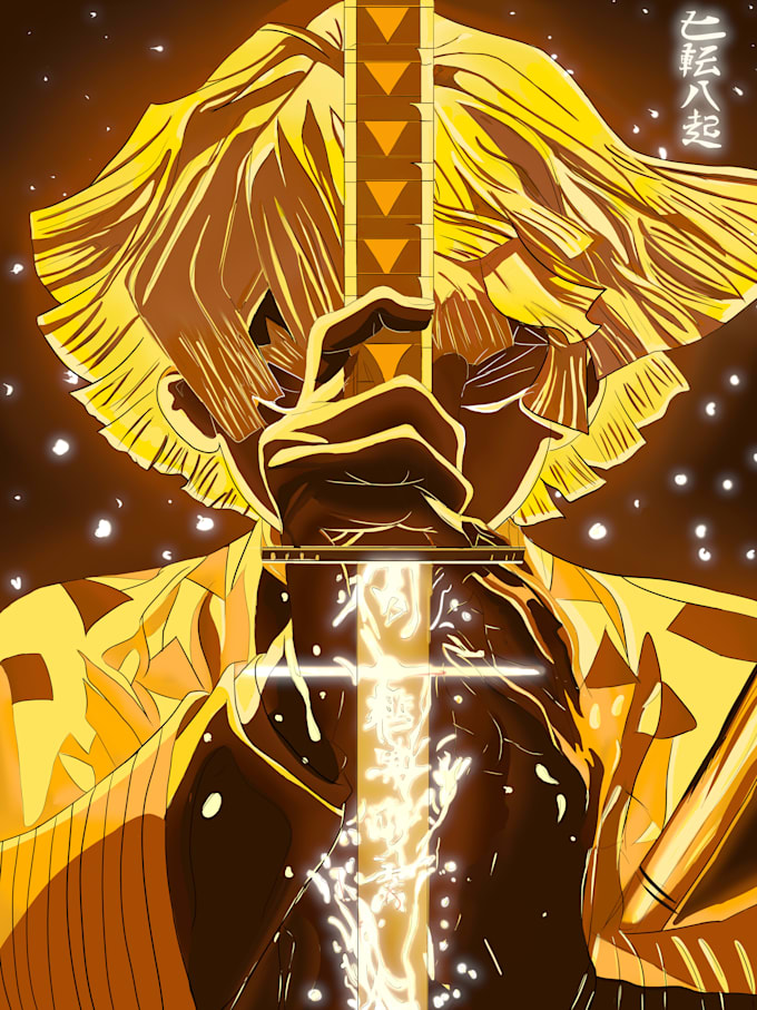 design your anime theme artwork