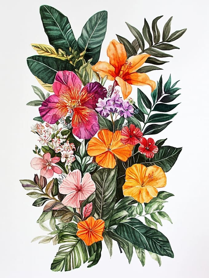 make a botanical illustration