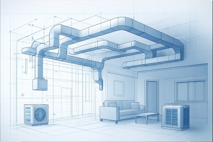 Hvac system design, ductwork, and architectural drafting for ...