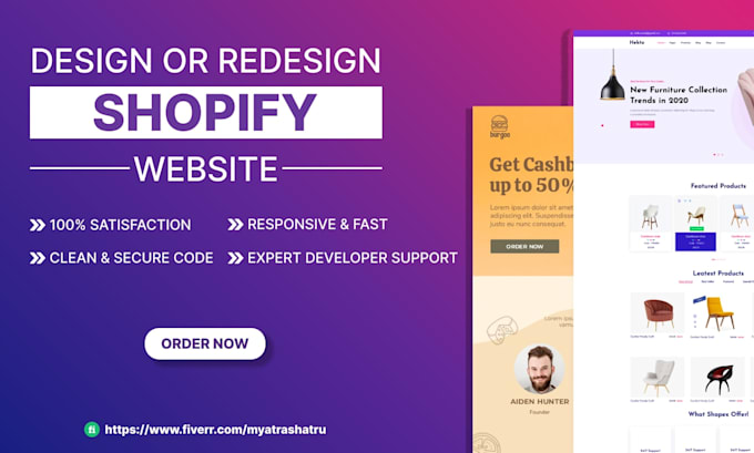build a complete shopify store setup, dropshipping store, or ecommerce design