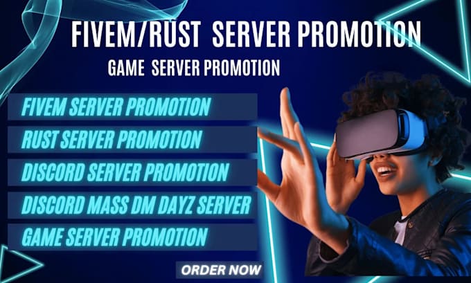 Superfast fivem server promotion, fivem server ads,discord server ...