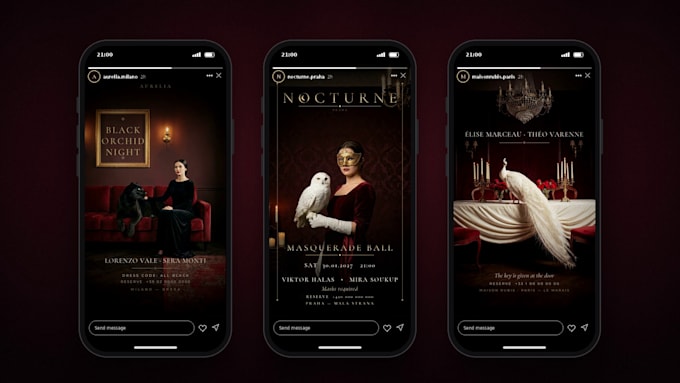 design an animated club flyer and event poster