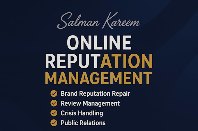 help to improve your online reputation management