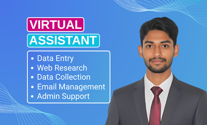 be your reliable virtual assistant for data entry, web research and admin tasks