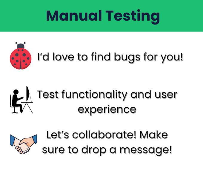 find bugs and test your apps, software and websites