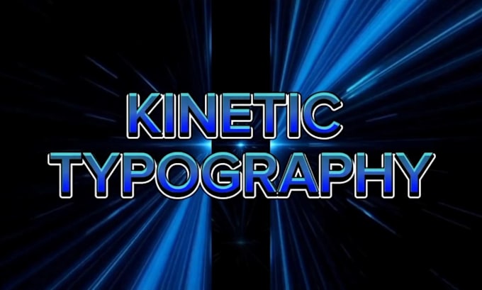create kinetic typography and text animation video