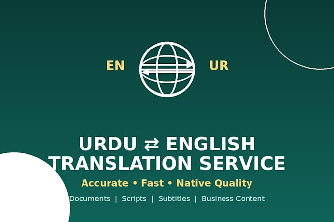 translate english to urdu and urdu to english accurately