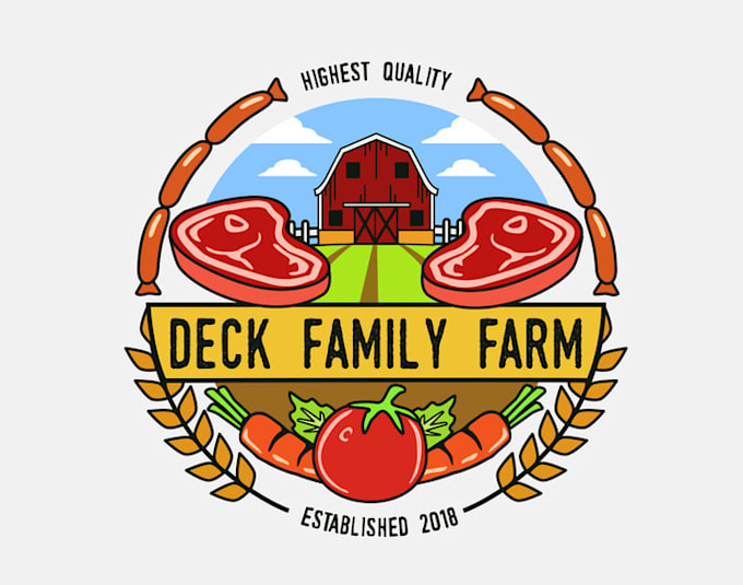 design sustainability small family farm logo