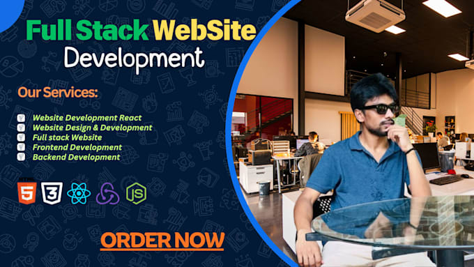 build, rebuild website development as full stack developer, frontend developer
