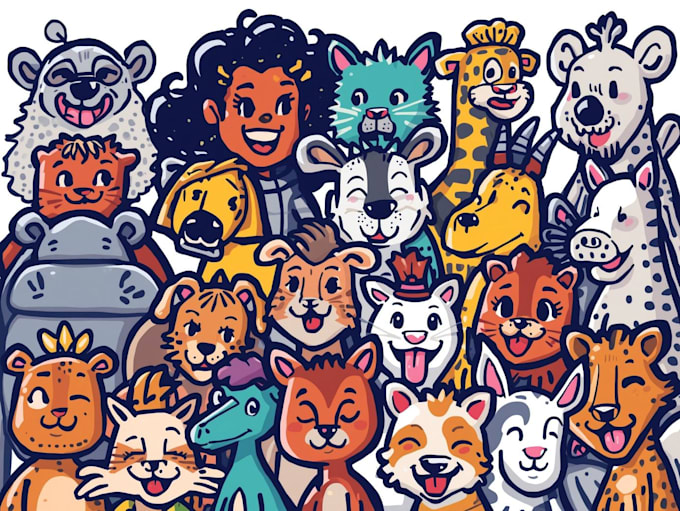 create costumized cartoon illustration