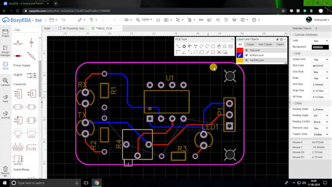 Do multilayer pcb design, schematics, gerber files, bom and hardware ...