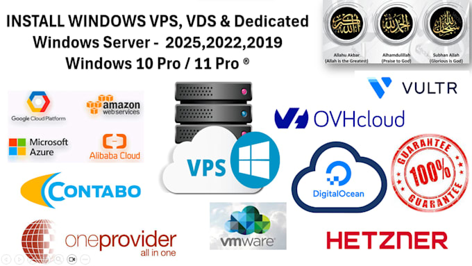 install windows or linux on your vps or dedicated server