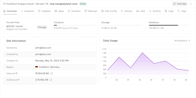 run frappe press cloud in private dedicated server