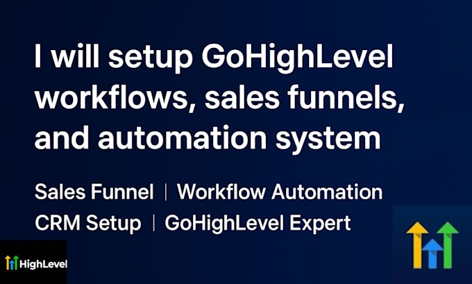 setup gohighlevel sales funnel workflows and automation system