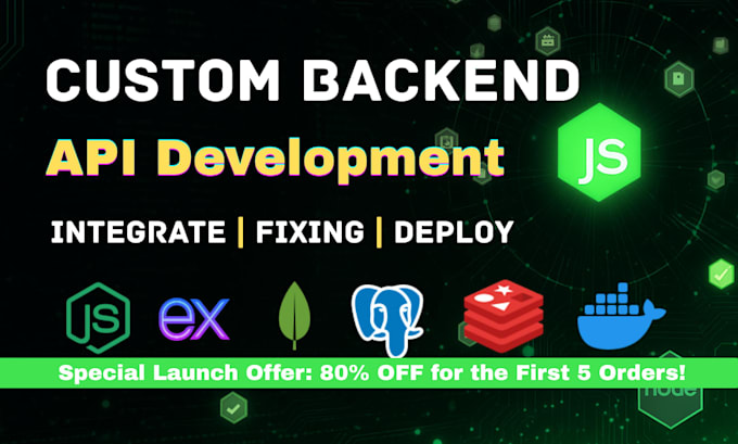 be your expert node js backend developer for rest apis with mongodb
