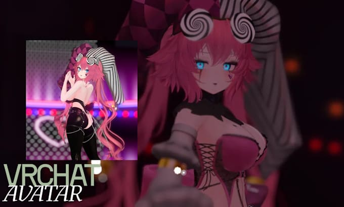 design custom 3d vrchat avatar furry avatar model pc quest for gaming in unity