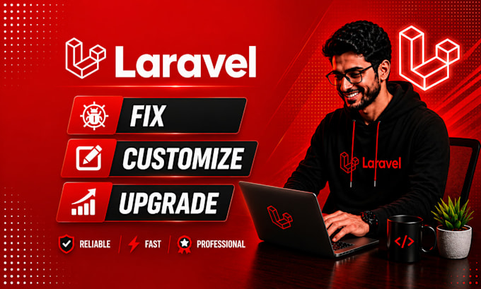 fix, customize, and upgrade your laravel website or app