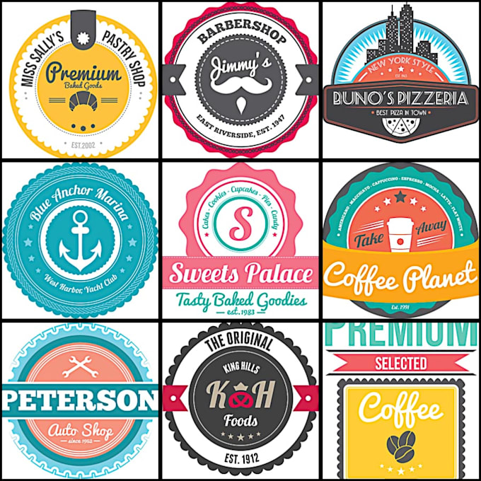 design Logo Badges and seals