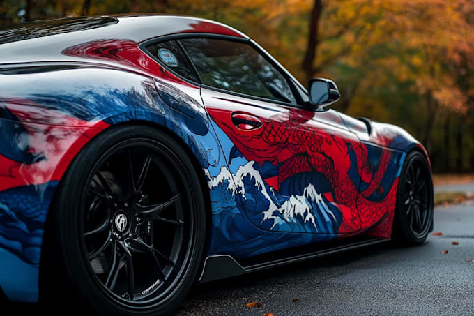 design a premium quality vehicle wrap