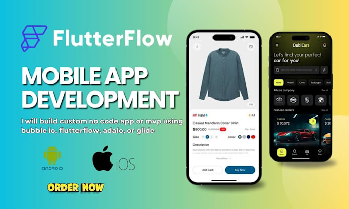 be your flutterflow mobile app developer, app development, flutterflow mvp app