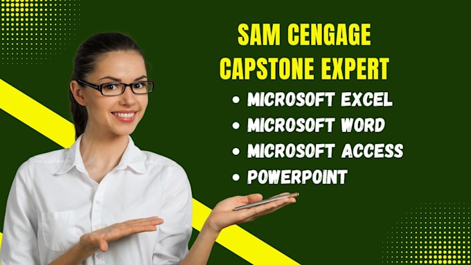 do ms office, sam cengage, ms word and excel projects