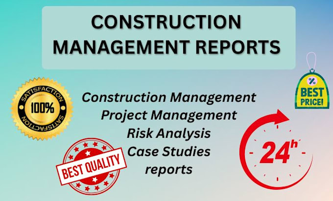 write construction project management reports
