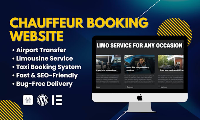 develop chauffeur or limousine booking website in wordpress