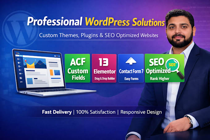 develop wordpress website design or redesign website
