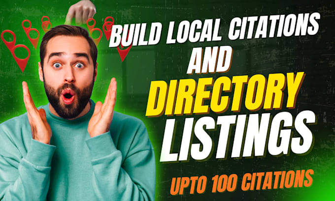 build manual citations and directory listings upto 100 citations