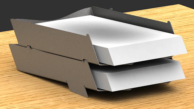 design sheet metal parts, laser cut dxf files and fabrication drawings