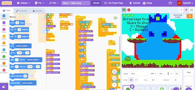 code a scratch game for you