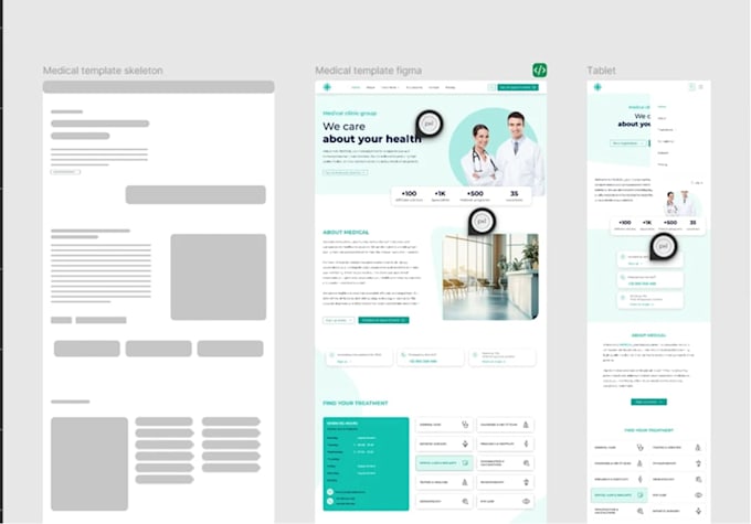 create responsive UI design and visual interfaces
