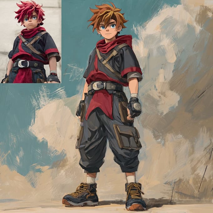draw you into one piece anime character