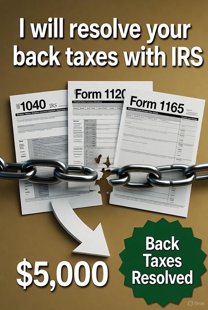 resolve your back taxes and negotiate with the irs