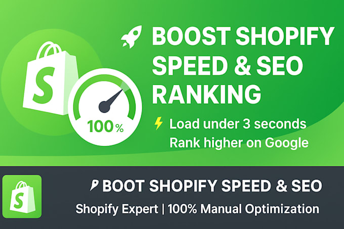 do shopify speed optimization and complete on page SEO