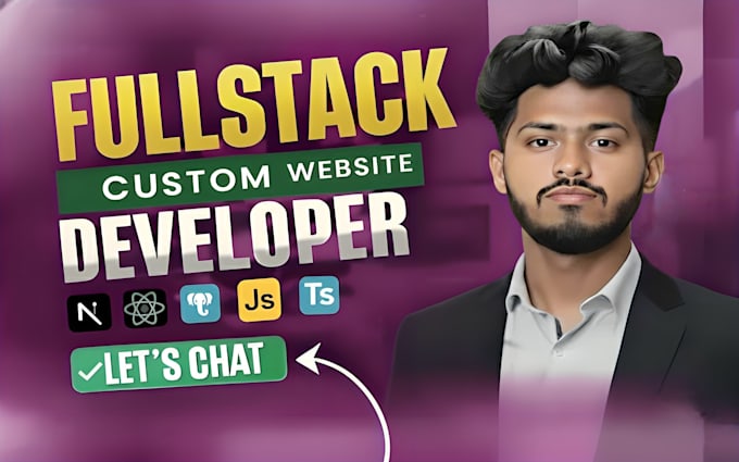 do custom website development as front end developer and full stack developer