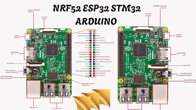 develop ble firmware and iot solutions using nrf52 esp32 stm32 arduino raspberry