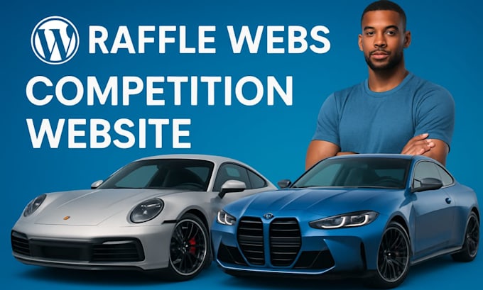 design raffle website competition website giveaway website event ticket website
