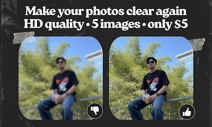 fix your unclear pictures and make them HD quality