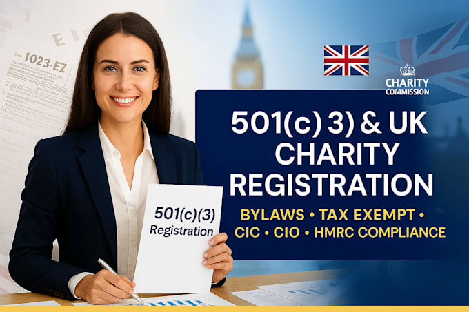 register your uk charity as cio with uk charity commission, cic, vat, uk ltd