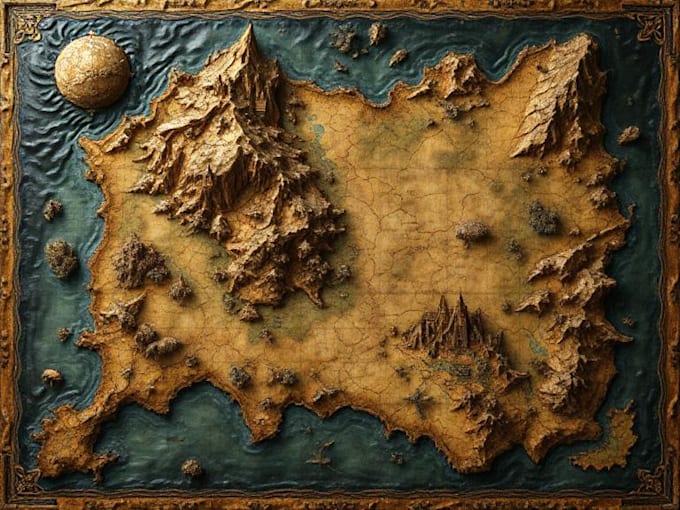 amazing world or regional custom fantasy map