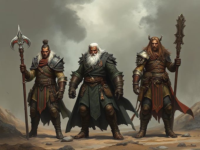 draw fantasy concept art or illustration