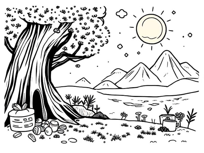 illustrate any image in doodle style