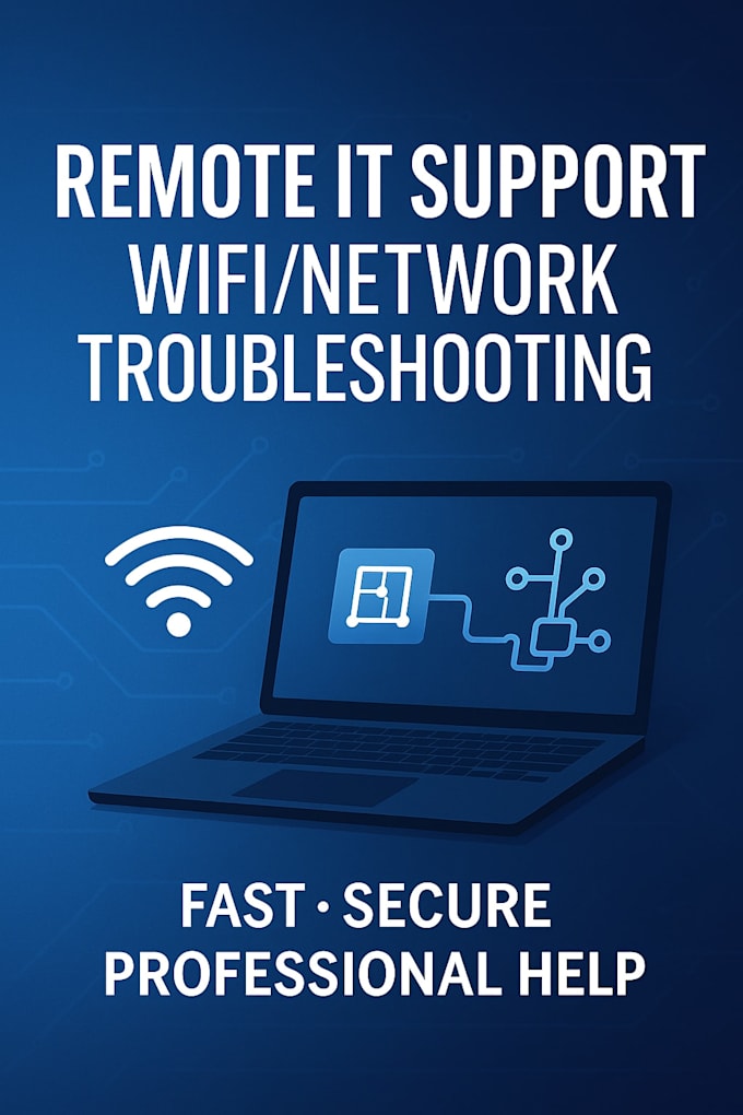 fix your network, wifi, or computer issues remotely like an IT expert