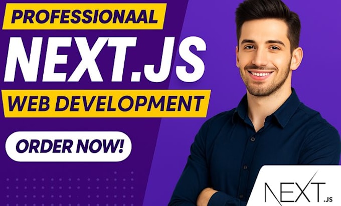 build a modern next js landing page or full next js website