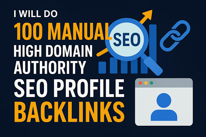 create 120 profile backlinks on high quality sites for better site ranking