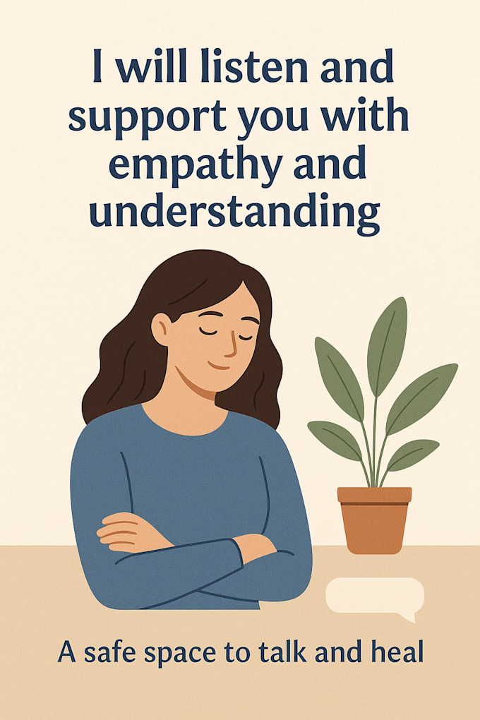 be your safe space to talk, vent, and heal