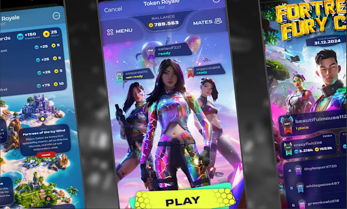 build crypto game web3 game p2e game blockchain game 3d unity game development