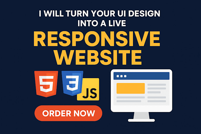 turn your UI design into a live interactive website